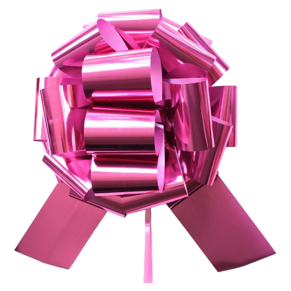 1Pcs 14 Inch Giant Large Pull Bow Big Bow,Great Gift Bows for appliances,Bikes,Table Decorations and Party Events (Pink)