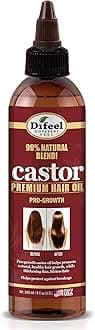Difeel99% Natural Premium Hair Oil - Pro-Growth Castor Hair Oil 235 ml