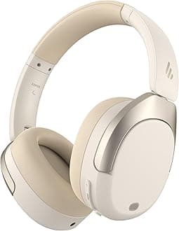W830NB Wireless Over Ear Headphones with -45dB Active Noise Cancelling, 94H Playtime, LDAC Hi-Res Sound, Spatial Audio, Fast Charging, Multipoint Connection, Bluetooth V5.4 - Ivory