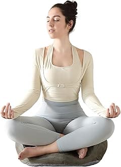 Meditation Cushion, Comfortable Floor Pillow for Adults Sitting, Reading, Yoga, Large Floor Cushion Seating for Living Room Tatami Home Decor