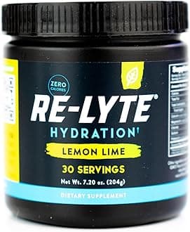Re-Lyte Electrolyte Drink Mix Lemon Lime, 30 serving SMALL 6.88oz jar