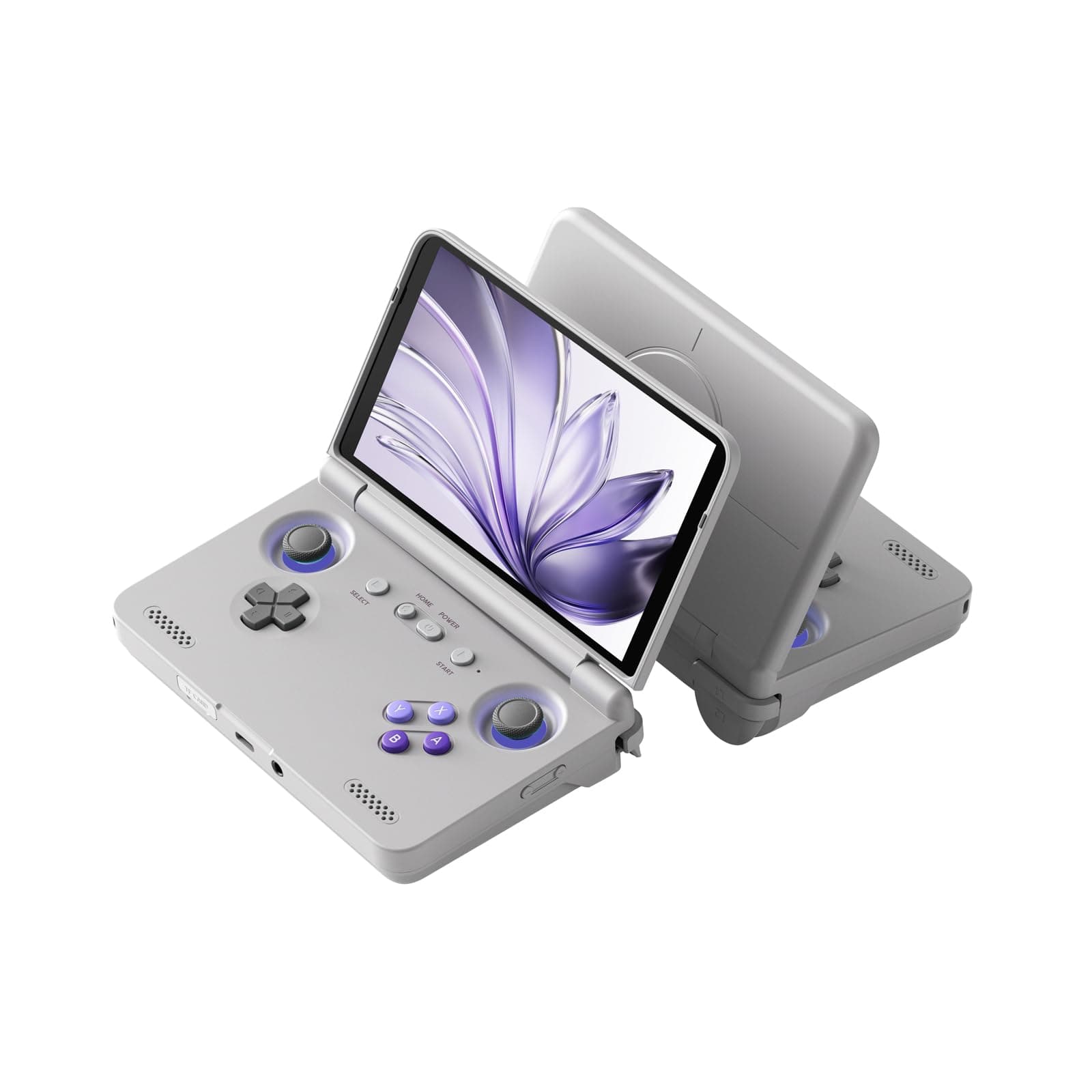 Flip 2 Retro Game Console, 5.5" AMOLED 1080P Display, Hall Effect Sticks, 5000mAh Battery, Portable Android Handheld (16Bit US)
