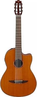 NCX1C NT Cedar Top Cutaway Acoustic-Electric Nylon-String Classical Guitar, Natural