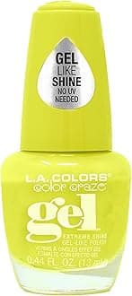 L.A. Colors Creamy Neon Gel Nail polish (233 DAY GLOW)