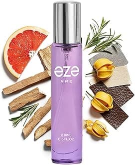 Eze AWE Eau de Parfum for Women 18ML | Long-Lasting Luxury Perfume | Fruity Grapefruit, Rosemary & Cardamom | Floral Ylang & Tuberose | Woody Leather, Cedar & Vetiver Base