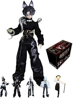 GNATAPIAY1/12 BJD Dolls Blind Box,Kawaii MJD BJD Dolls The Past in Sicily Series 1/12 Ball Jointed Doll Collectable Action Figure Posable Dress Up Doll for Girls Birthday Party Gift Toys