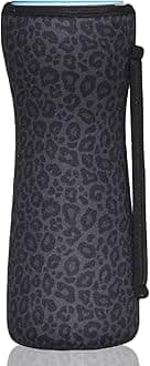 22oz Cute Printed Sleeve Compatible With Cirkul Water Bottle For Plastic And Stainless Steel Bottles 22oz Neoprene Sweat-Wicking Material Insulated Cover Designed With Handles (Black Panther)