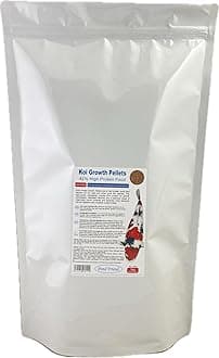 – Koi Growth Pellets Floating Fish Food 3kg 6mm Carp & Goldfish High Protien Diet For Fast Growth