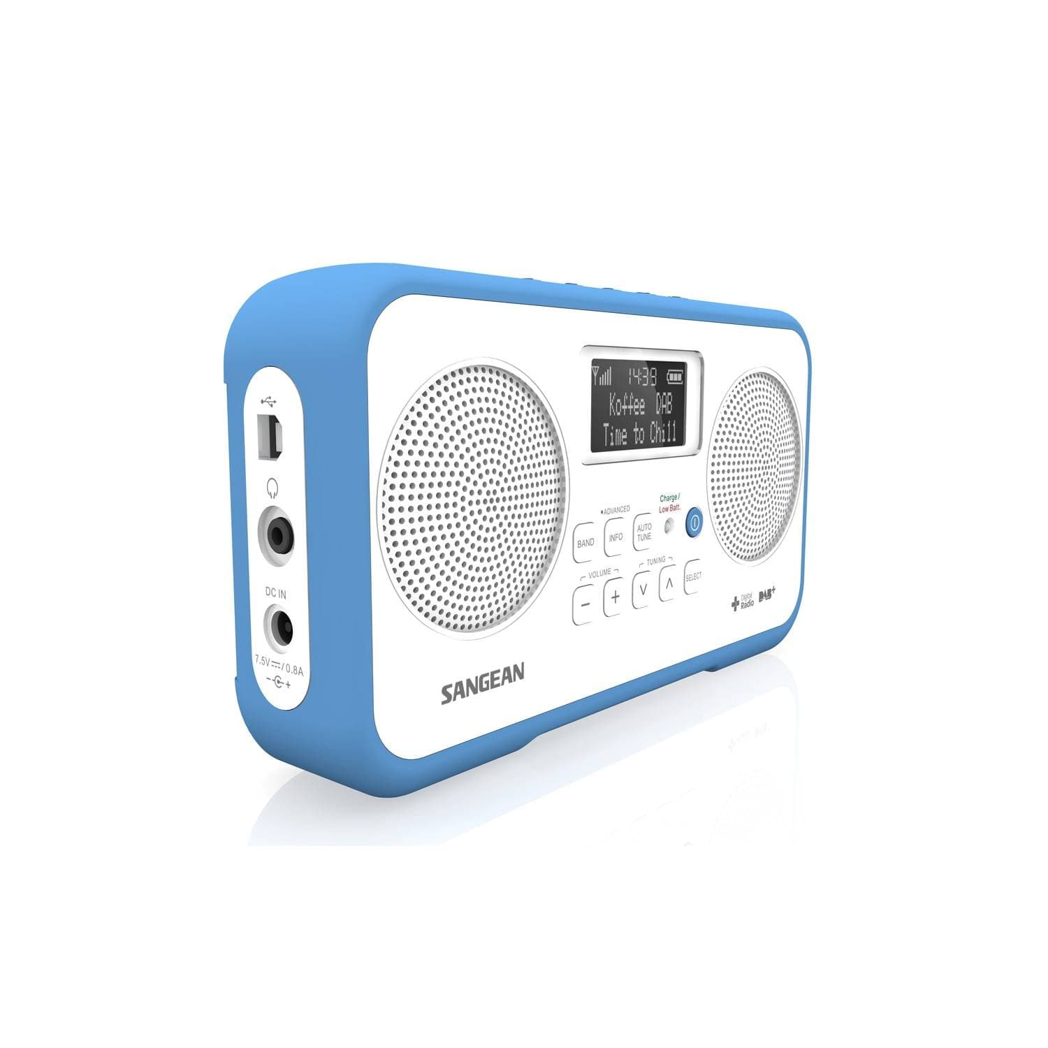 SangeanDPR-77 White/Blue