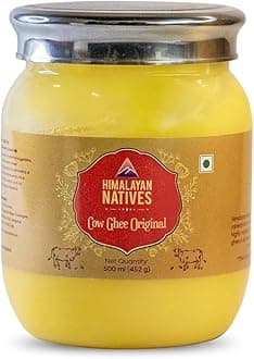 Original Cow Ghee 500ml | 100% Natural & Preservative-Free | Promotes Digestion & Heart Health | Healthy Desi Ghee