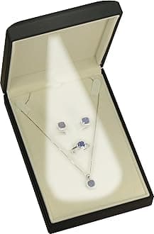 The Jewellery PakThe Jewellery Pak LED Black Necklace Pendant Box for Engagement, Wedding…Luxury LED Necklace Earrings Sets Jewelry Gift Holder Box with Light for Men for Women