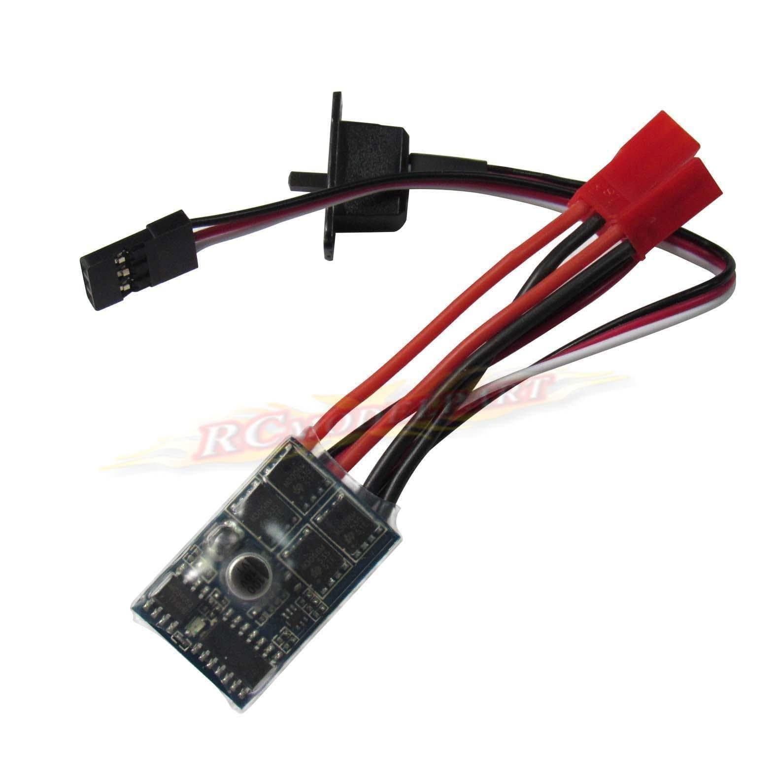 RC ESC 10A Brushed Motor Speed Controller for RC Car Boat Tank with Brake This ESC can Work with 130/180/260/280/380 Brushed Motor