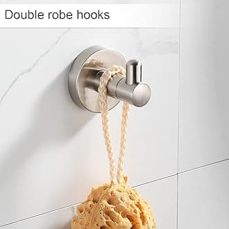 BGL Bathroom Hardware Set Brushed Nickel Bathroom Accessory Set Towel Bar 8 Pieces