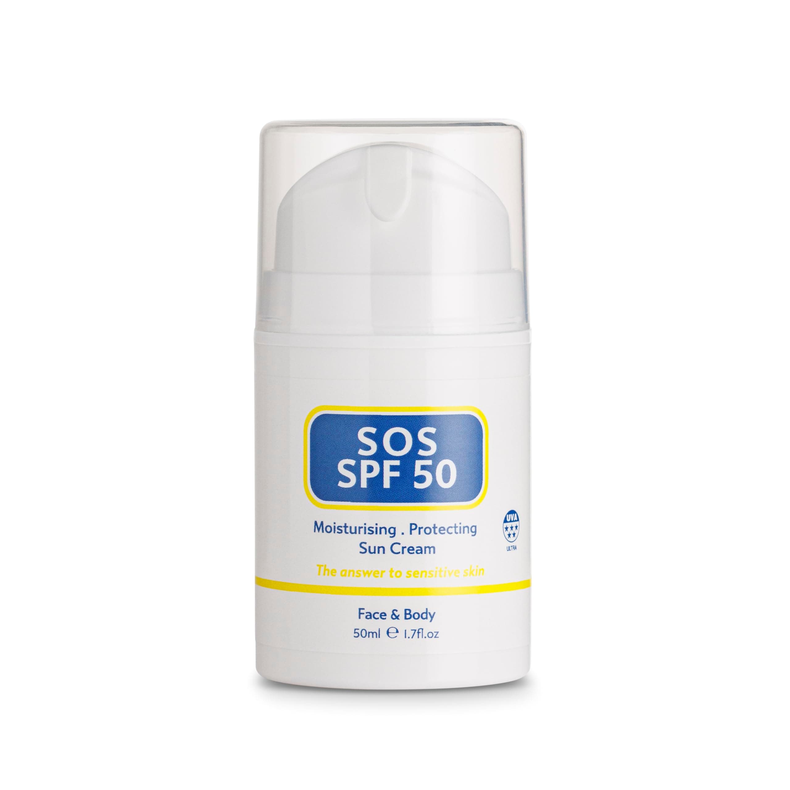 SOS SPF 50 Sun Cream, 50ml