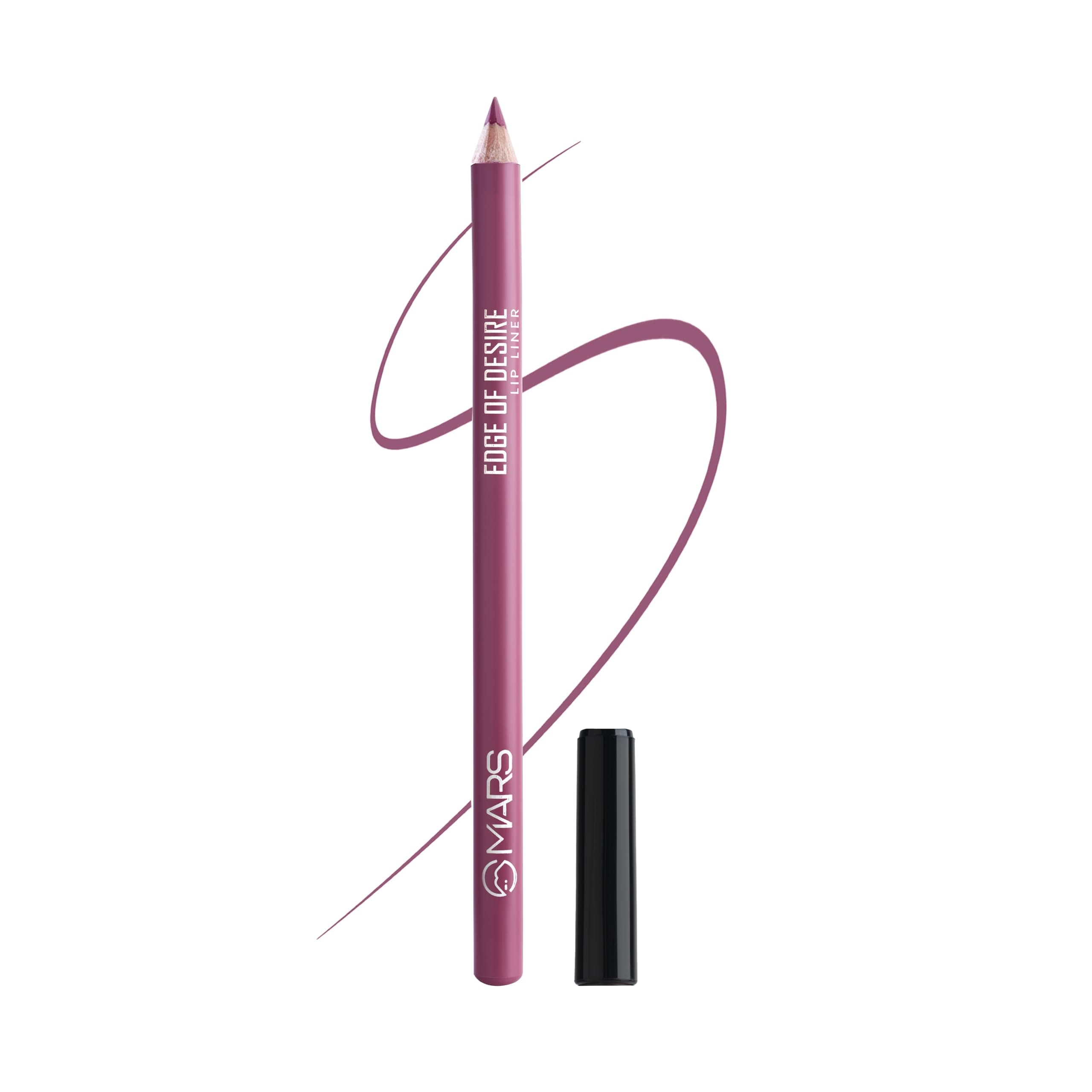 Matte Lip Liner | One Swipe Smooth Application | Long Lasting Lip Pencil (1.4gm) (01-LUSTY PINK)