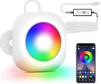 LyLmLe LED Pool Lights for Above Ground Pools with APP Control, 10W Smart Magnetic Pool Lights with Timer RGB Underwater Light, IP68 Waterproof 12V Light for Inground Aboveground Pools 26ft