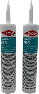 795 Silicone Building Sealant Gray (2-Pack)
