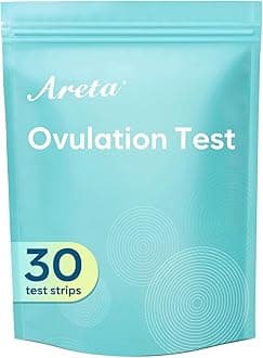 Areta Ovulation Test Strips Kit: 30 Tests | Accurate & Reliable for Women | Fast & Convenient Fertility Tracking | High Accuracy Ovulation Test Kit