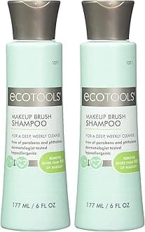 EcoTools, Makeup Brush Shampoo, 6 fl oz (177 ml) - 2pc