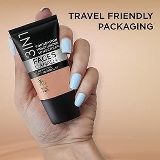 FACESCANADA Waterproof Fix & Finish Kit | Makeup Fixer (50Ml) + Warm Sand All Day Hydra Matte Mini Foundation (15Ml) | Makeup Kit For Women (Combo Pack Of 2)