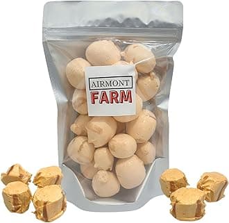 Freeze-Dried Candy Salt Water Taffy 2 oz - Cut To Bite Sized Pieces - Ships In Box - Deliciously Crunchy, Intense Flavor, Lightweight Snack (Pumpkin Pie)