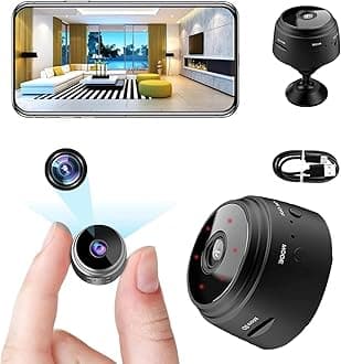 Mini Security Camera, A9 Mini Camera, 1080P HD WiFi Home Indoor Outdoor Camera for Baby/Pet/Nanny, IP Camera Remote Viewing for Security with iOS,Android Phone APP