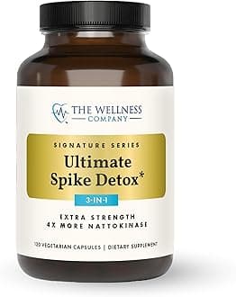 Ultimate Spike Detox – Dr. McCullough Designed - 3-in-1 Nattokinase, Turmeric, & Bromelain Extra Strength | 120ct (1 Month Supply)