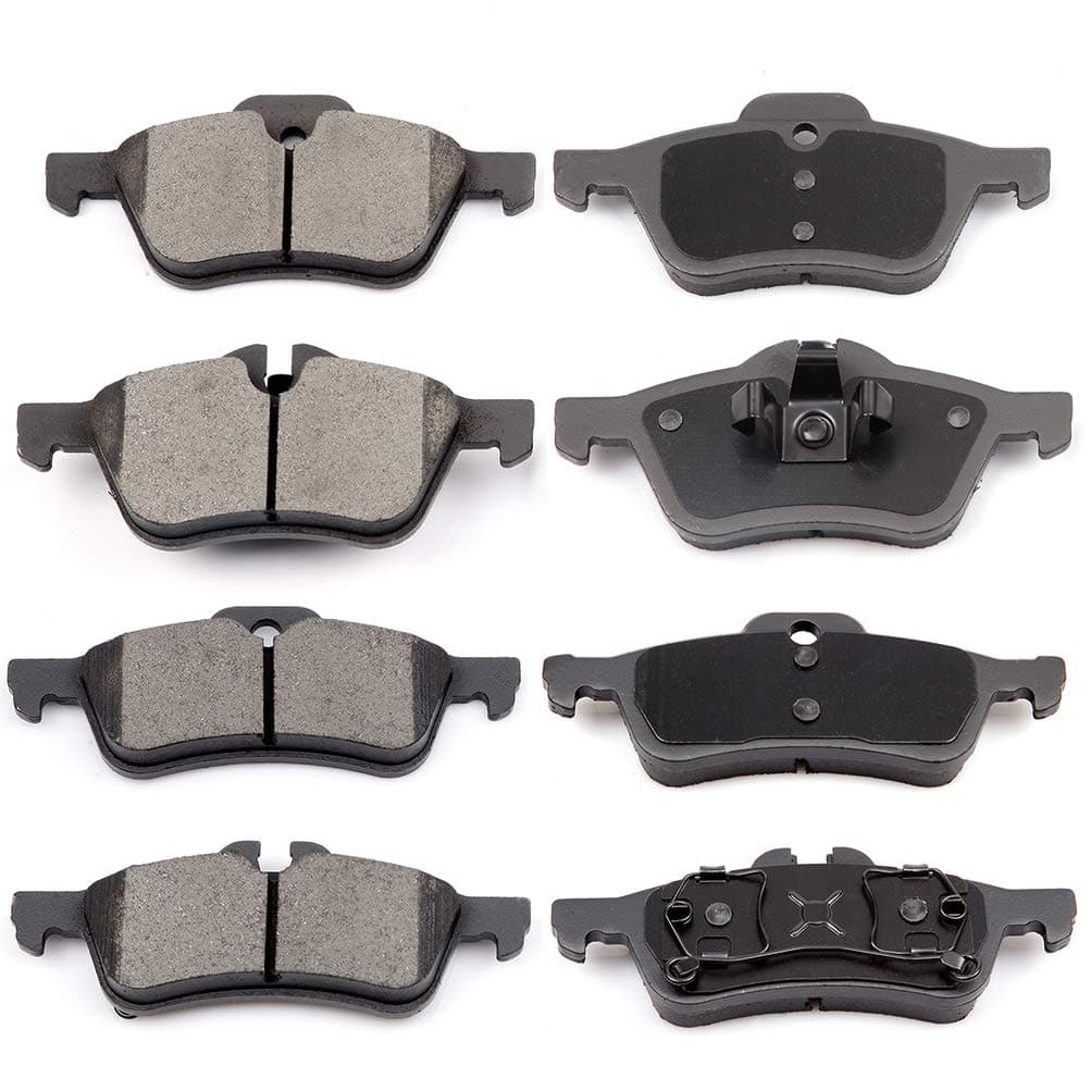 Brake Pads, ECCPP 8pcs Ceramic Brake Kits fit for 2002 2003 2004 2005 2006 2007 2008 for Mini Cooper