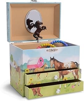 Musical Jewellery Box with Horse
