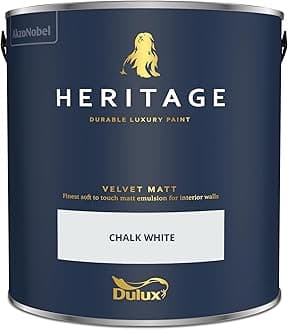 Dulux Heritage Paint (750ml, Chalk White)