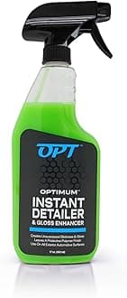 Optimum Instant Detailer and Gloss Enhancer - Auto Detailing Quick Detailer Spray for Gloss and Shine, Safe for Cars, Trucks, Motorcycles, RVs (17 Oz)