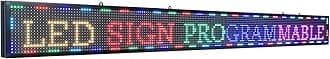 P10 LED Sign - 77x8 Inches WiFi Control Programmable LED Display Board Scroll...