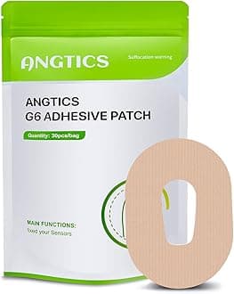Dexcom G6 Adhesive Patches Waterproof, 30 Pack Beige Overpatch for Dexcom G6, Premium Transparent G6 Overlay Patches, Hypoallergenic & Skin-Friendly, Lasting 10 Days, Sensor is NOT Included