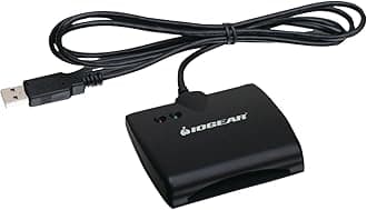 IOGEARUSB Smart Card Access (CAC) Reader - TAA Compliant - DOD/Government/Healthcare/Banking/Entertainment/Secure Network Login - Compatible With Mac, Win, Linux - GSR202