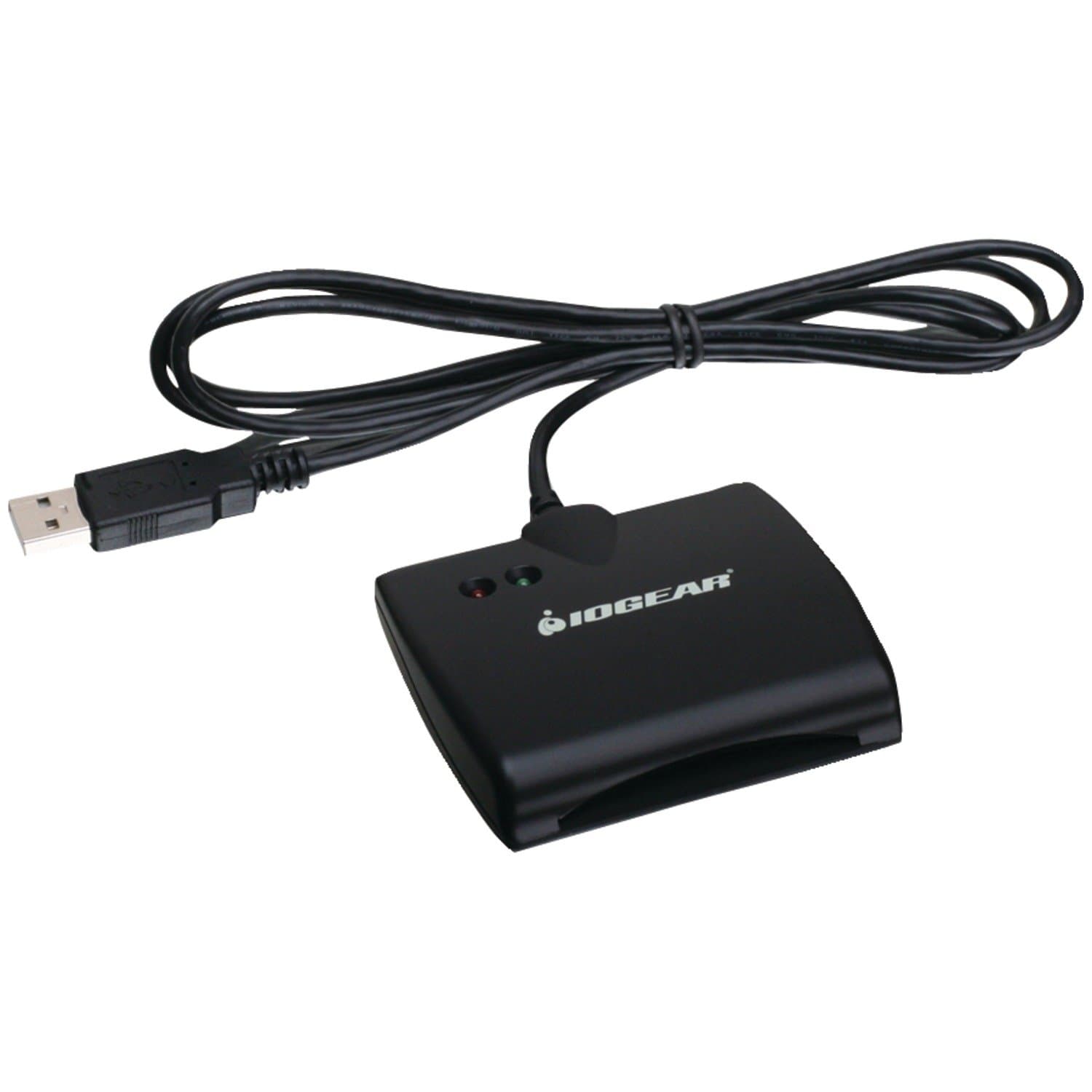 IOGEAR USB Smart Card Access Reader GSR202 (Black)