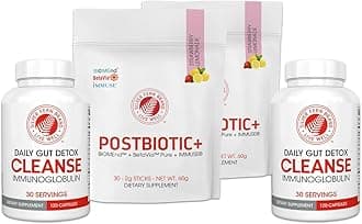 Silver Fern Brand Immune+ Protocol Kit – Postbiotic+ (2 Packages) & Cleanse (...