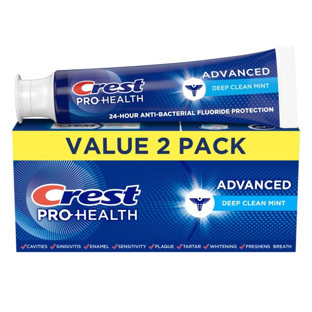 Pro-Health Advanced Deep Clean Mint Toothpaste, 2 Count (Pack of 1)