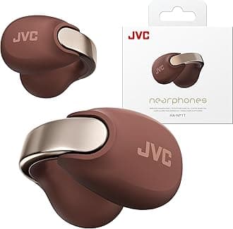 JVC Nearphones Open Ear True Wireless Headphones - Earcuff Earbuds - Bluetooth 5.3-24H Playback - IPX4 Water Resistant - Built-in Mic - for Awareness & Comfort - iOS/Android/PC - HANP1T