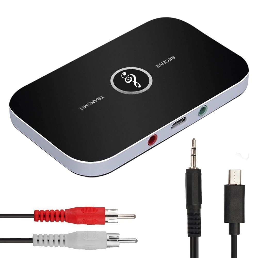 Bluetooth Transmitter Receiver, Aokeystrong 2 in 1 Audio Wireless Bluetooth Transmitter Receiver Bluetooth Adapter for Car PC TV iPhone iPod iPad MP3 Player