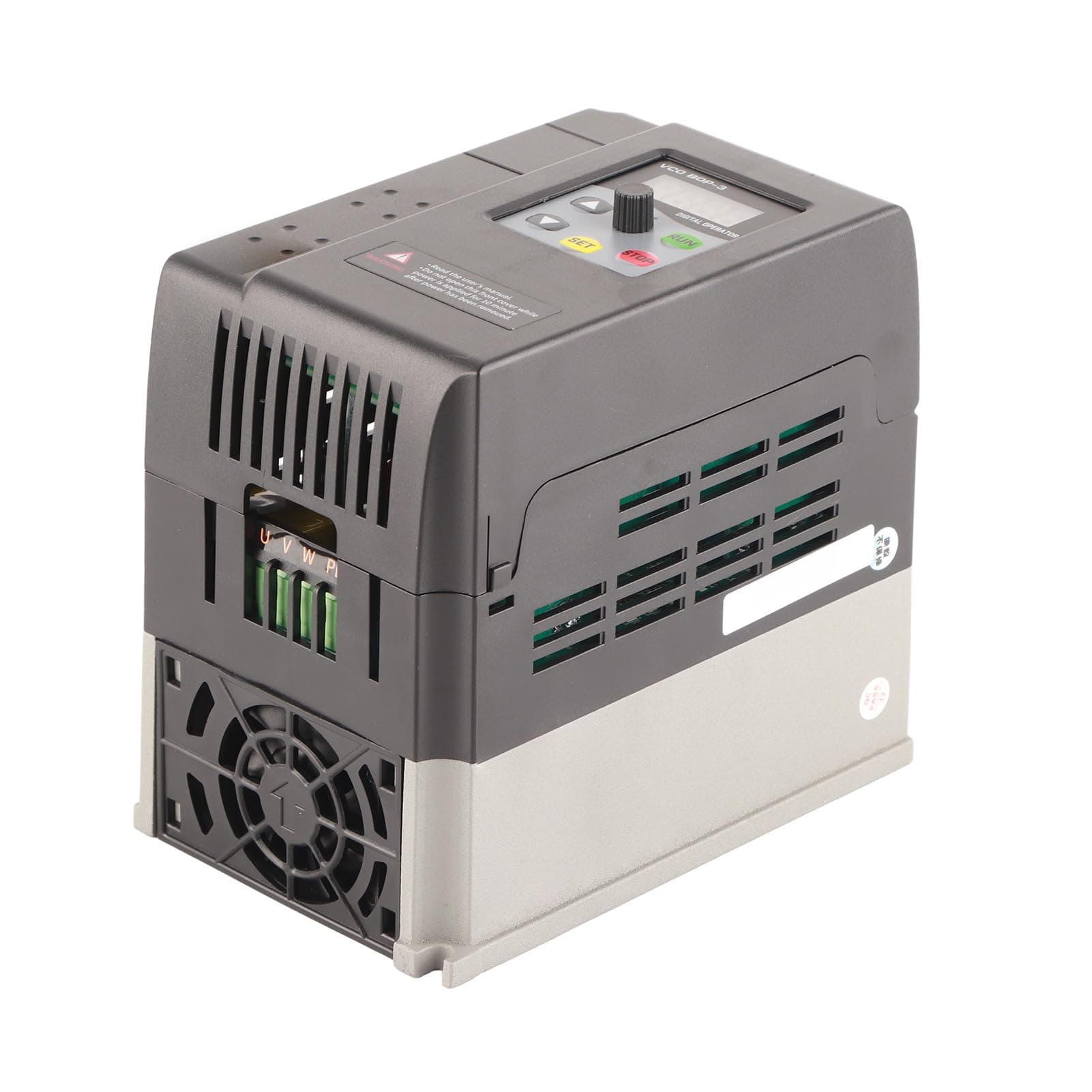 Single Phase to Three Phase Converter - Supports Variable Frequency Drives, 220-240V AC Input and Output, 2.2kW, 9.5A