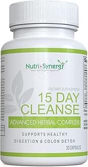 15 Day Cleanse Advanced Herbal Complex - Colon Cleanse and Detox - Improved Intestinal Health
