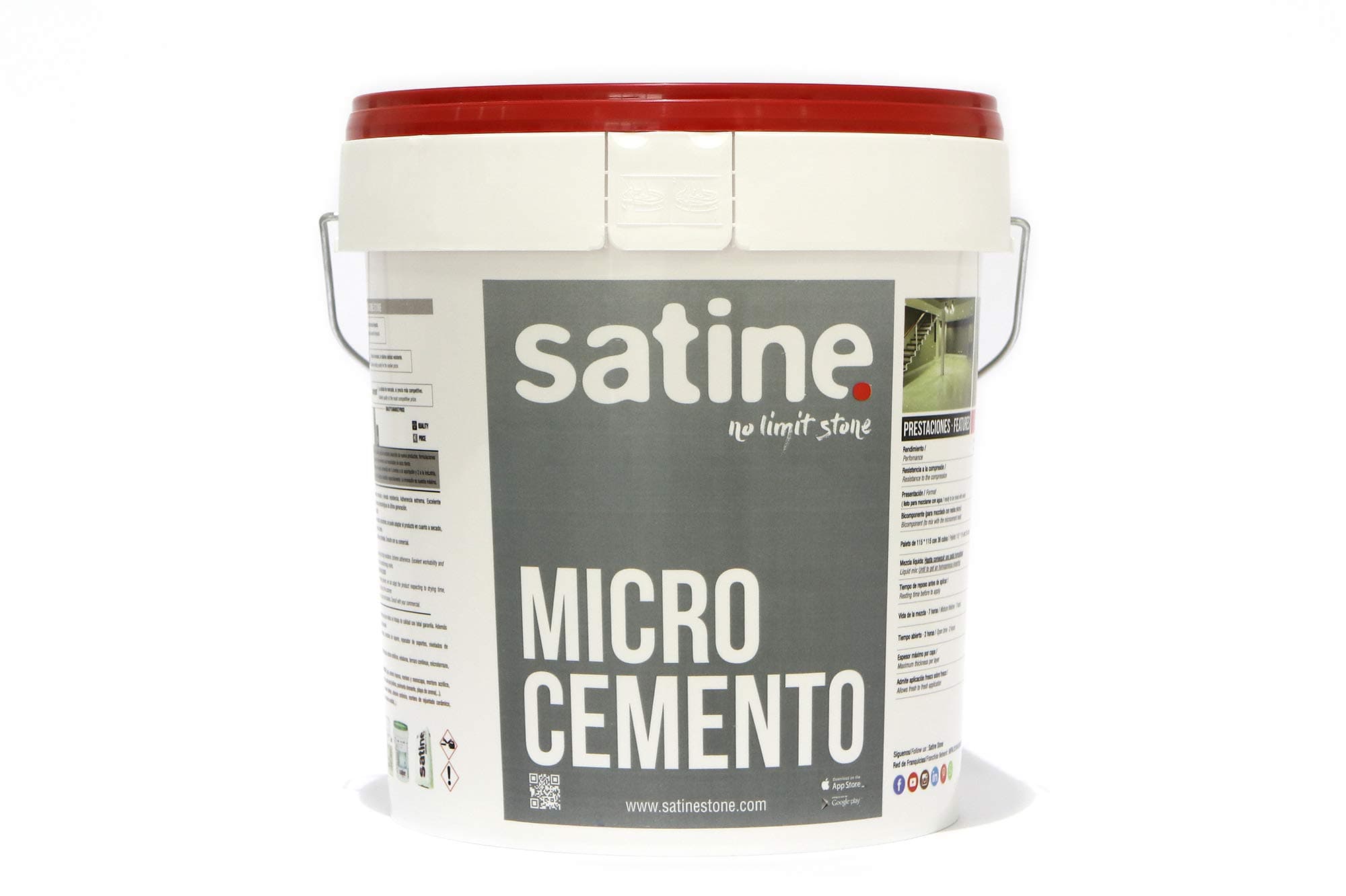 Microcement Single Component Satin Base 20 kg