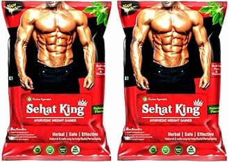Sehat King Ayurvedic Powder For Weight Gainer Weight Gainers/Mass Gainers (320gm)