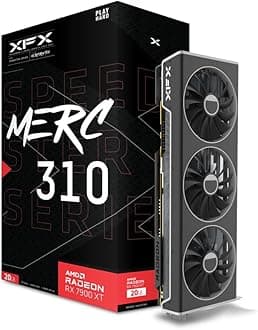 XFX Speedster MERC310 AMD Radeon RX 7900XT Ultra Gaming Graphics Card with 20GB GDDR6 AMD RDNA 3 RX-79TMERCU9