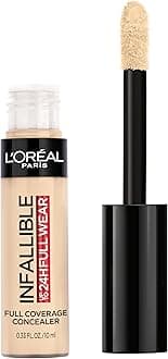 L'Oreal Paris Makeup Infallible Full Wear Waterproof Matte Concealer, Full Coverage, Ivory, 0.33 fl. oz.