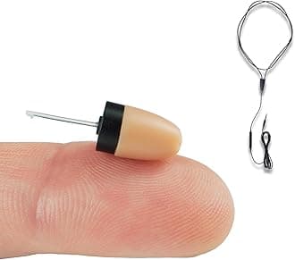 PingaOculto Spy Earpiece Wireless Earphones Invisible Hidden Mini Headset Exam Phone Microphone - Secret Earphone Micro Listening Device Hearing in Ear Cheating Earbuds (Spy Earpiece Vip Pro Mini)