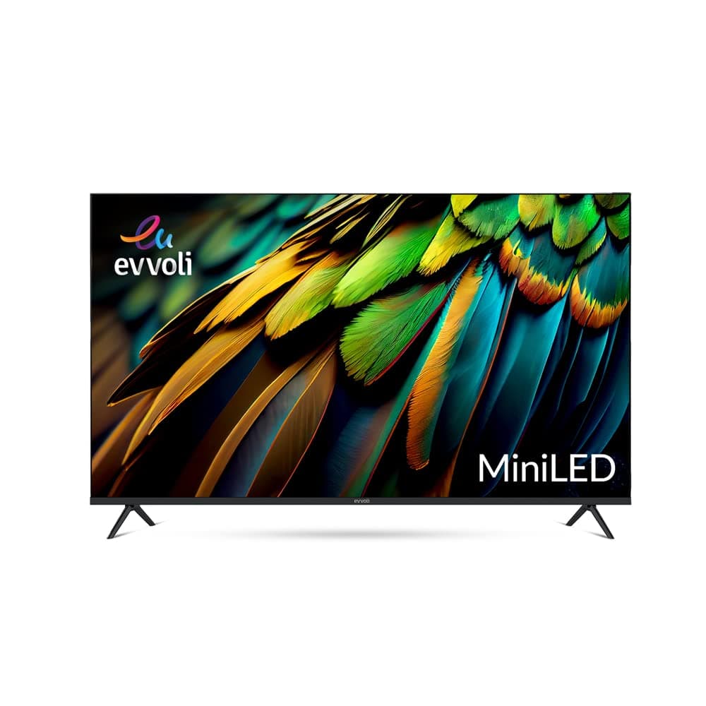 evvoli 75 Inch 4K Mini LED Android Smart Tv, Dolby Vision-Atoms, HDR 10+,120HZ With Remote Laser Pointer 75EV600MA