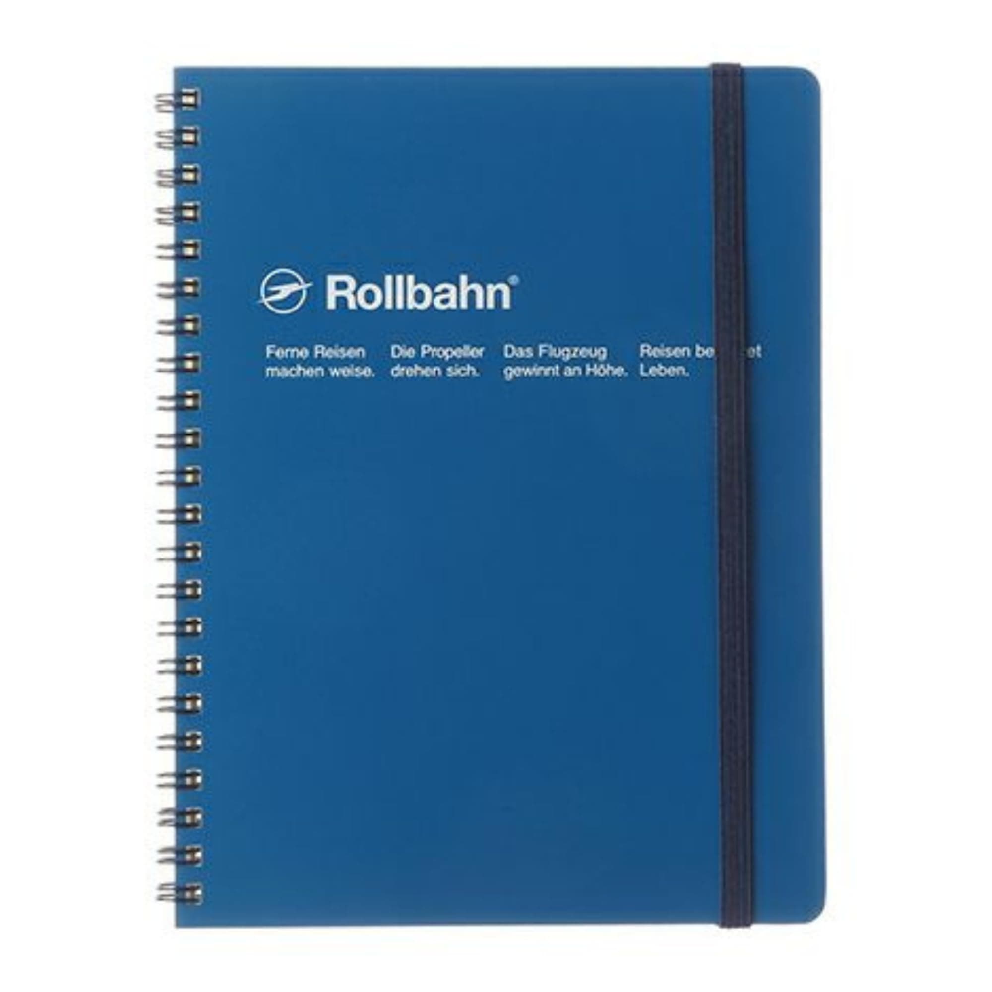 Delfonics Rollbahn Spiral Classic Notebook, 6-1/2 in. x 8-1/2 in. (Blue) / A5 notebook