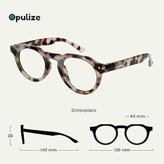 OPULIZE RIO Blue Light Blocking Reading Glasses - 2-Pack - Flat Top Frame - Brown & Blue Tortoiseshell - Unisex - Spring Hinges - BB53-23 - +3.50
