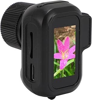 – Mini Keychain Camera, 1080P 30fps 90° Viewing Angle Mini Thumb Sized Camera 180mAh Battery 0.96 Inch LCD Colorful Screen Micro Video Camera Camcorder, Portable Camera for Students